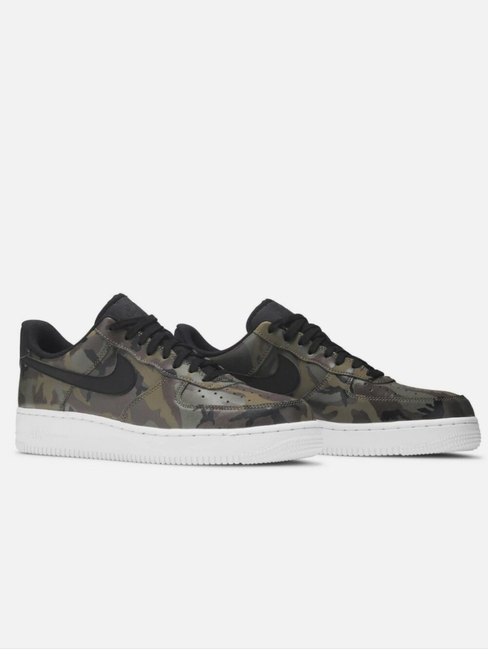 Nike Air Force 1 Olive Reflective Camo NWOB